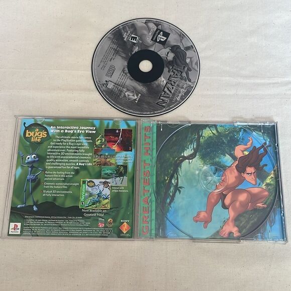 PlayStation Tarzan the Movie Greatest Hits Game Vintage Computer video game - Picture 4 of 4